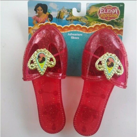 2/$25 Disney Elena Of Avalor Adventure Shoes Novelty Dress Up Slip on Toy 3+ - Picture 1 of 10